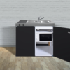 mini cuisine kitchenlline MKM 100 noire