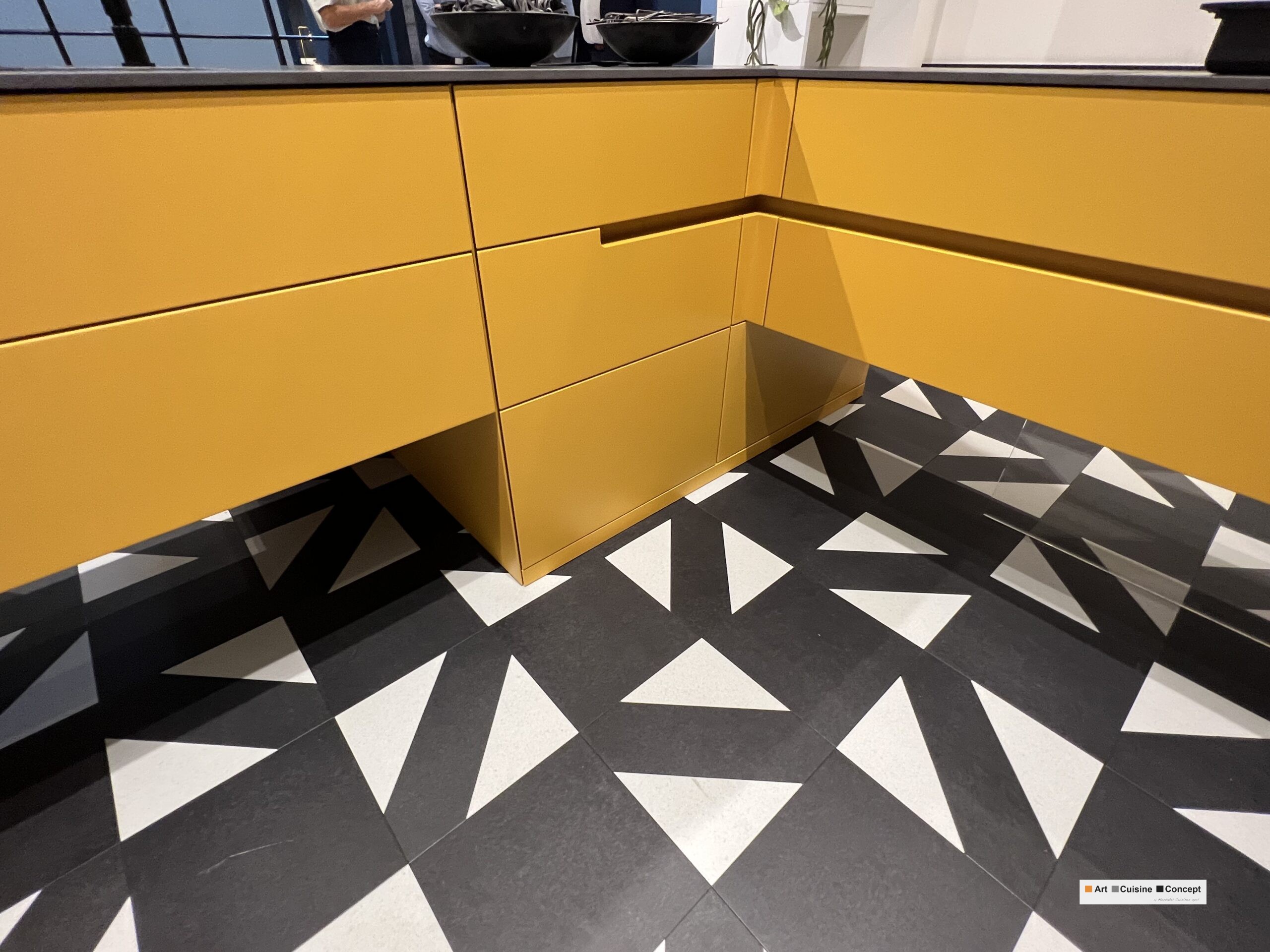 cuisine jaune laque soft KH System cuisine jaune laque soft KH System