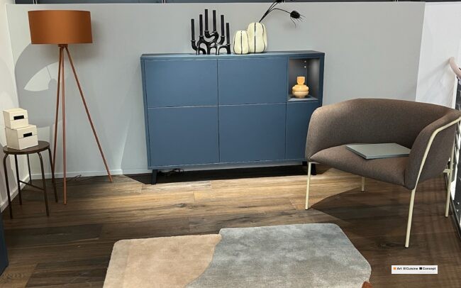 meuble buffet bleu