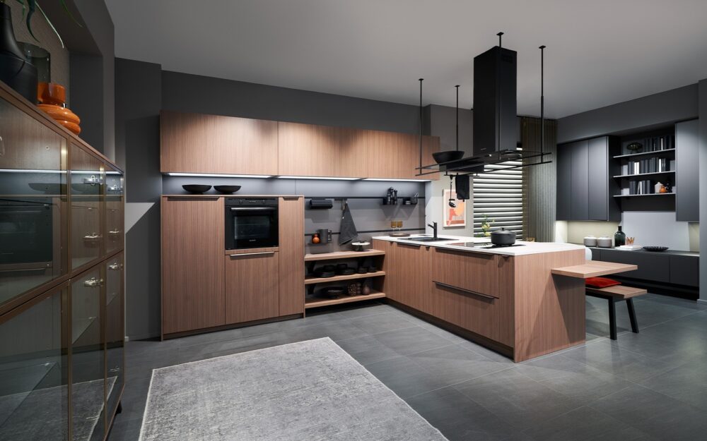 LINEA Walnuss-natur | VEGAS Braun metallic